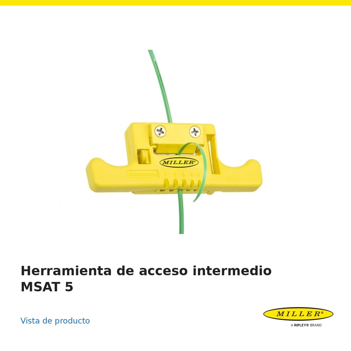 Herramienta de acceso intermedio para tubos buffer
