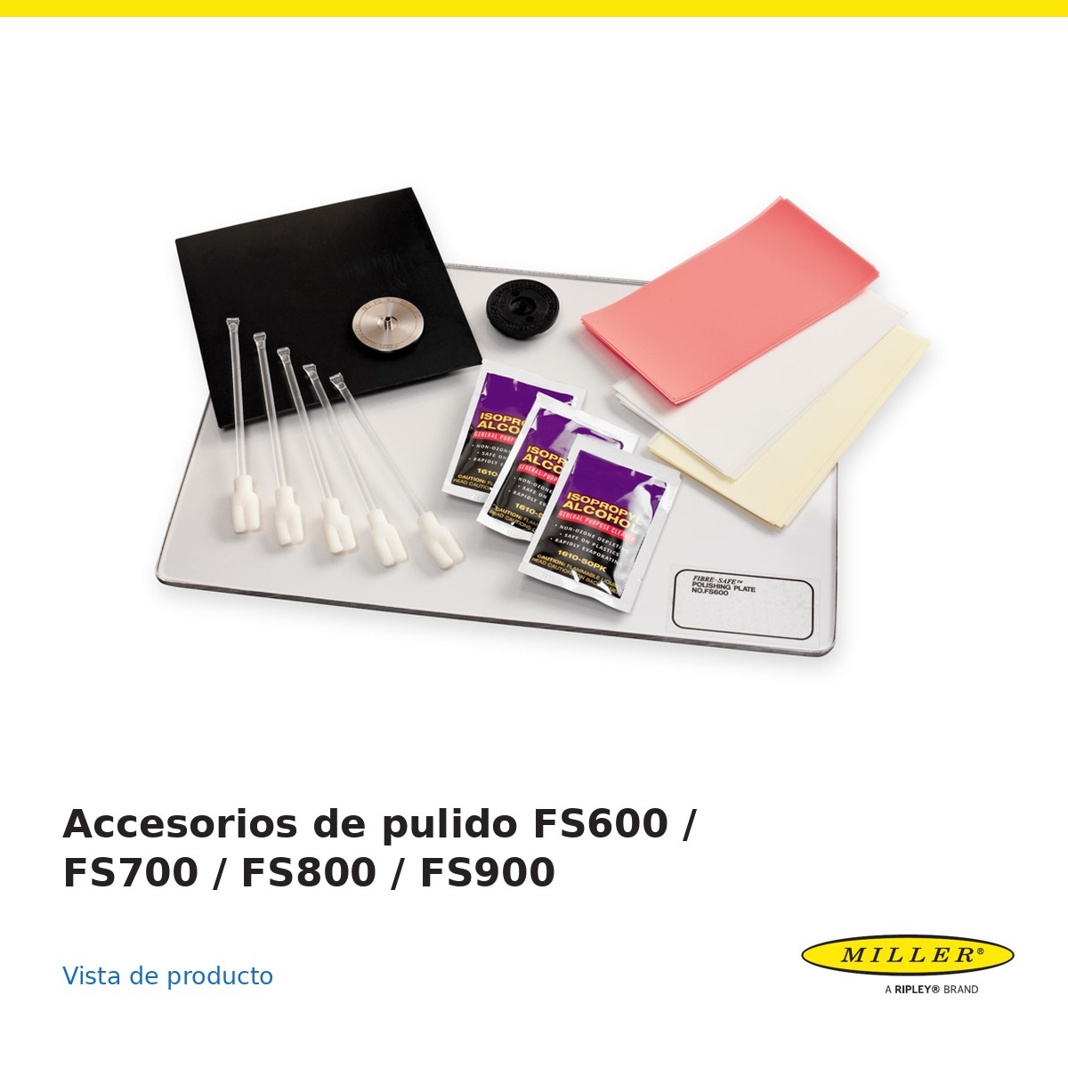 FS600 / FS700 / FS800 / FS900 - Accesorios de pulido para conectores ópticos