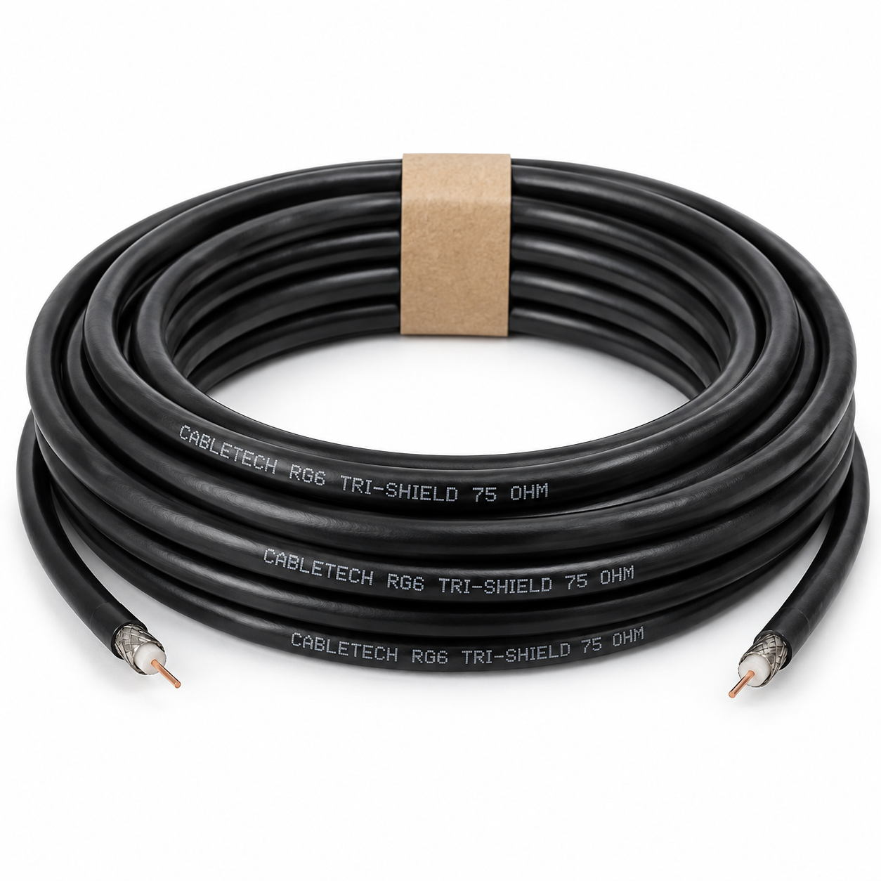 Cable coaxial RG6 Tri-Shield Cabletech x 10 metros