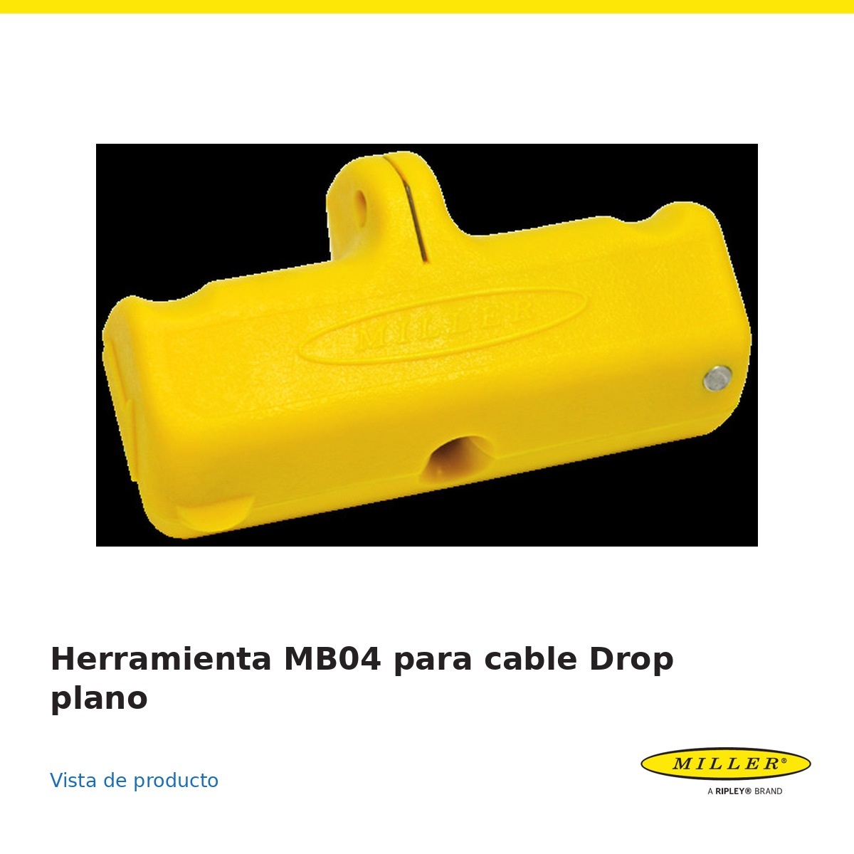 MB04 - Cortadora longitudinal para cable Drop plano