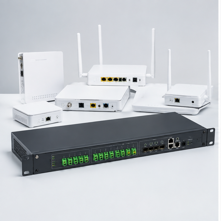 Equipamiento GPON TUOLIMA – ONU/ONT y OLT
